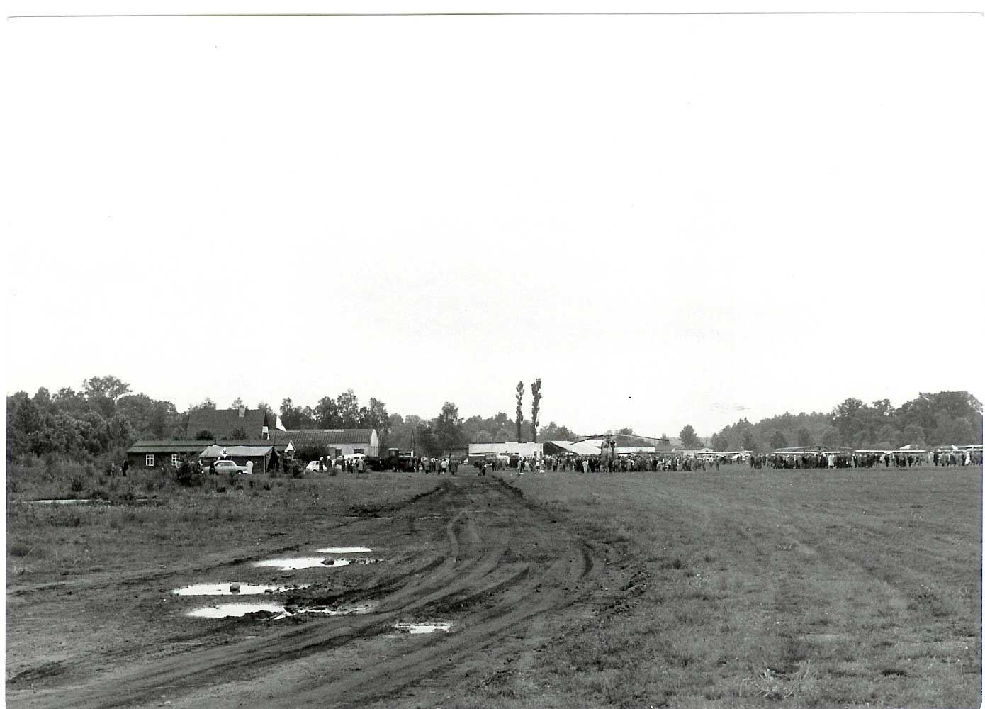 Borkenberge: Weg Vereinsheim 1960